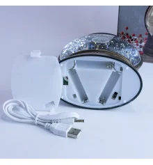 Фонарь Новогодний LED музыкальный 21см 1293201 на батарейках и USB купить в интернет магазине подарков ПраздникШоп