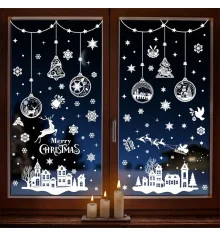 Интерьерная наклейка NG Зимние узоры SD23015 (9 листов А4) купить в интернет магазине подарков ПраздникШоп