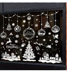 Интерьерная наклейка NG Зимние узоры SD23015 (9 листов А4) купить в интернет магазине подарков ПраздникШоп