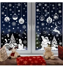 Интерьерная наклейка NG Зимние узоры SD23011 (9 листов А4) купить в интернет магазине подарков ПраздникШоп