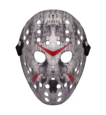 Маска Джейсона пластик (серебро) купить в интернет магазине подарков ПраздникШоп