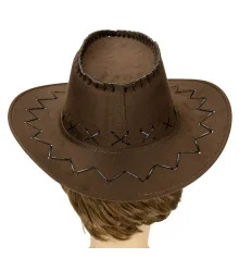 Шляпа Ковбоя замша (коричневая) купить в интернет магазине подарков ПраздникШоп