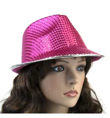 Шляпа Диско Твист (малиновая) купить в интернет магазине подарков ПраздникШоп