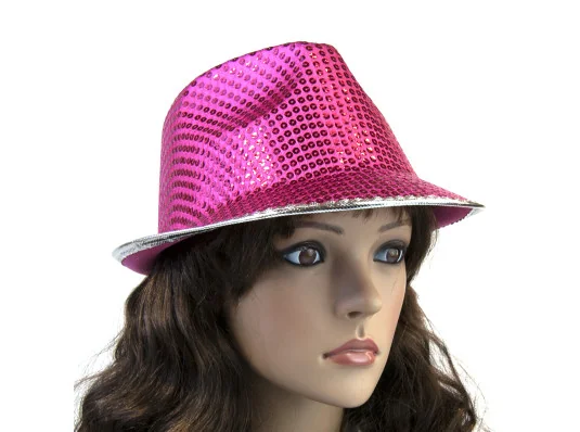 Шляпа Диско Твист (малиновая) купить в интернет магазине подарков ПраздникШоп