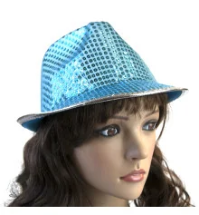 Шляпа Диско Твист (голубая) купить в интернет магазине подарков ПраздникШоп