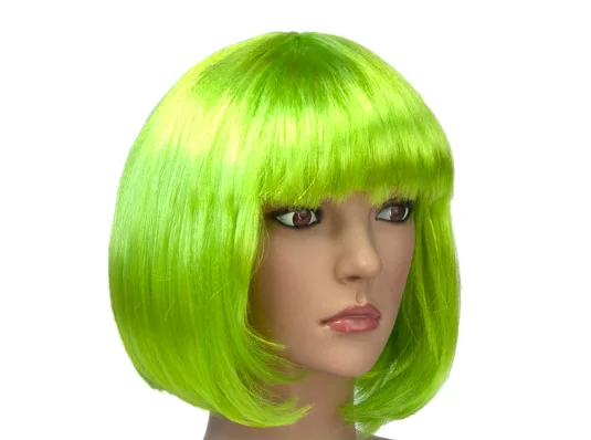 Парик Каре (зеленый) купить в интернет магазине подарков ПраздникШоп