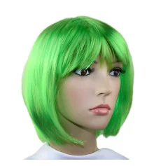 Парик Каре (зеленый) купить в интернет магазине подарков ПраздникШоп
