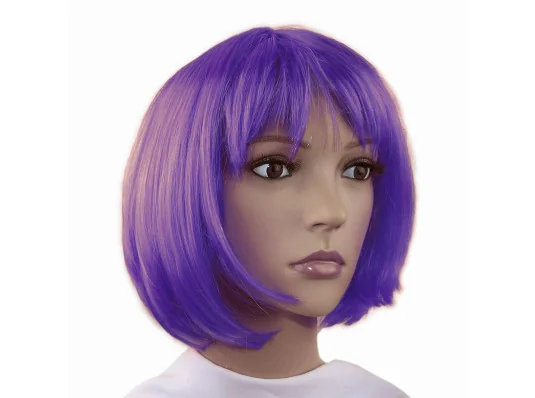 Парик Каре (фиолетовый) купить в интернет магазине подарков ПраздникШоп