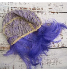 Парик Каре (фиолетовый) купить в интернет магазине подарков ПраздникШоп