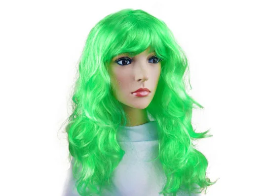 Парик Волнистый (изумрудный) купить в интернет магазине подарков ПраздникШоп