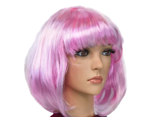 Парик Каре (светло-розовый) купить в интернет магазине подарков ПраздникШоп