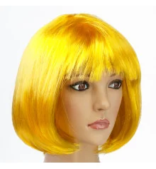 Парик Каре (желтый) купить в интернет магазине подарков ПраздникШоп