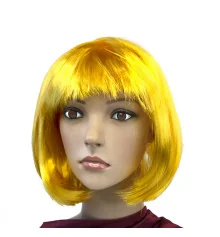 Парик Каре (желтый) купить в интернет магазине подарков ПраздникШоп