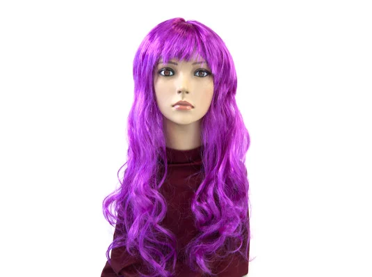 Парик Волнистый (сиреневый) купить в интернет магазине подарков ПраздникШоп