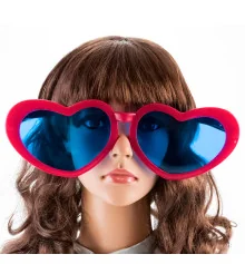 Очки Гигант Сердце (красный) купить в интернет магазине подарков ПраздникШоп