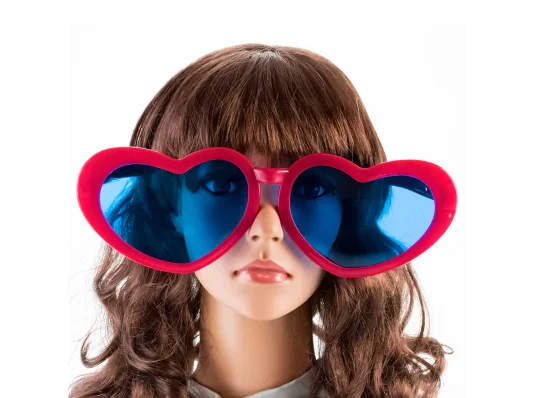 Очки Гигант Сердце (красный) купить в интернет магазине подарков ПраздникШоп