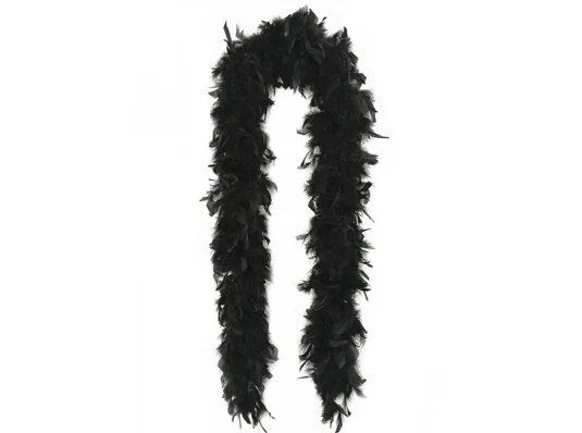Боа из перьев 80г (черное) купить в интернет магазине подарков ПраздникШоп