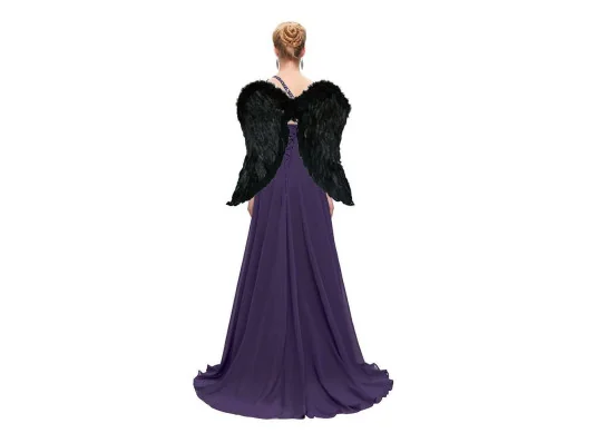 Крылья Амура гигант 60х70см (черные) купить в интернет магазине подарков ПраздникШоп