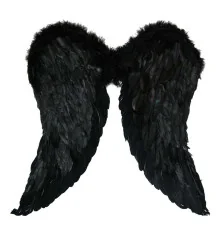 Крылья Амура гигант 60х70см (черные) купить в интернет магазине подарков ПраздникШоп