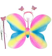 Набор Бабочки Карнавальный 50х38см 11769 (радужный) купить в интернет магазине подарков ПраздникШоп