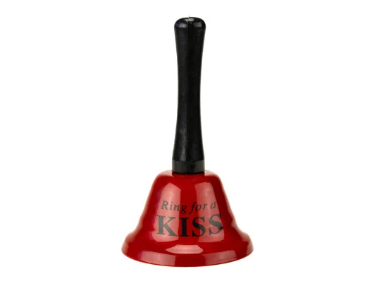 Колокольчик KISS (красный) купить в интернет магазине подарков ПраздникШоп