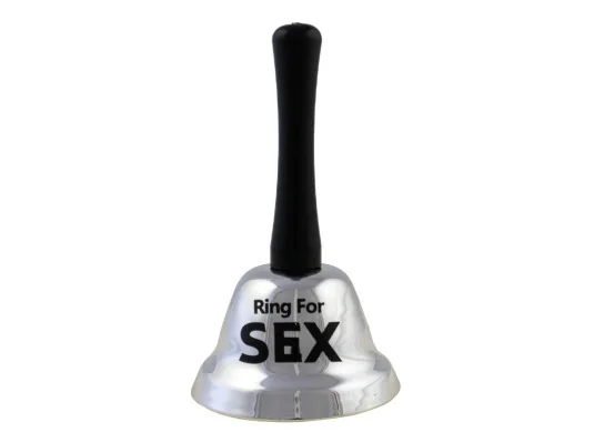 Колокольчик SEX (серебряный) купить в интернет магазине подарков ПраздникШоп