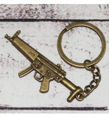 Брелок винтажный 9005 Пистолет-пулемет MP5 купить в интернет магазине подарков ПраздникШоп