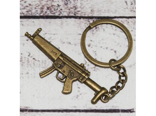 Брелок винтажный 9005 Пистолет-пулемет MP5 купить в интернет магазине подарков ПраздникШоп