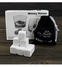 Камни для виски Whisky Stones (белые) купить в интернет магазине подарков ПраздникШоп