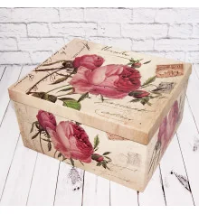 Коробка подарочная ВZ-1111 Роза (набор 10шт) купить в интернет магазине подарков ПраздникШоп