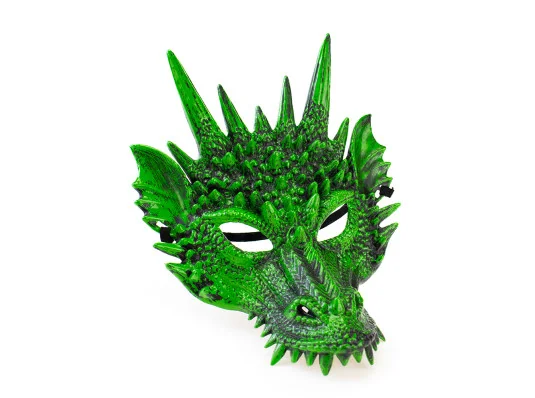 Маска Дракона (зеленая) купить в интернет магазине подарков ПраздникШоп