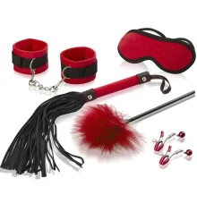 Подарочный набор для эротического связывания 6 предметов 12681 (красный) купить в интернет магазине подарков ПраздникШоп
