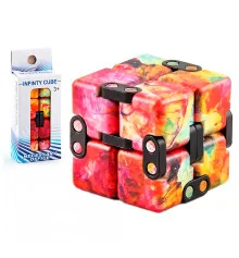 Кубик антистресс Infinity Cube радужный (красный с синим) купить в интернет магазине подарков ПраздникШоп