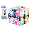 Кубик антистресс Infinity Cube радужный (голубой с розовым)