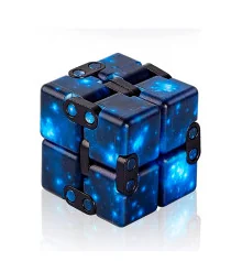 Кубик антистресс Infinity Cube космос (синий) купить в интернет магазине подарков ПраздникШоп