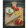 Алмазная мозаика ПРЕМИУМ Дощечка вкусной еды размером 30х40 см (HX492)