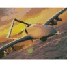 Алмазная мозаика ПРЕМИУМ Байрактор среди облаков размером 30х40 см (HX494)