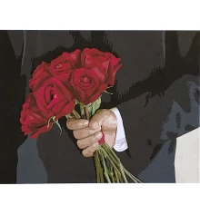 Картина по номерам ПРЕМИУМ На свидание с лаком размером 40х50 см (SY6725) купить в интернет магазине подарков ПраздникШоп