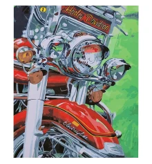 Картина по номерам ПРЕМИУМ Фото Harley с лаком размером 40х50 см (SY6706) купить в интернет магазине подарков ПраздникШоп