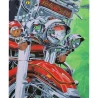 Картина по номерам ПРЕМИУМ Фото Harley с лаком размером 40х50 см (SY6706)