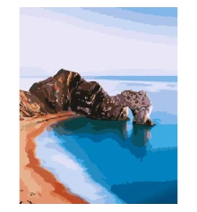 Картина по номерам ПРЕМИУМ Скала Durdle Door размером 40х50 см (GS711) купить в интернет магазине подарков ПраздникШоп