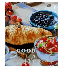 Картина по номерам ПРЕМИУМ Good Morning с лаком размером 40х50 см (SY6880) купить в интернет магазине подарков ПраздникШоп