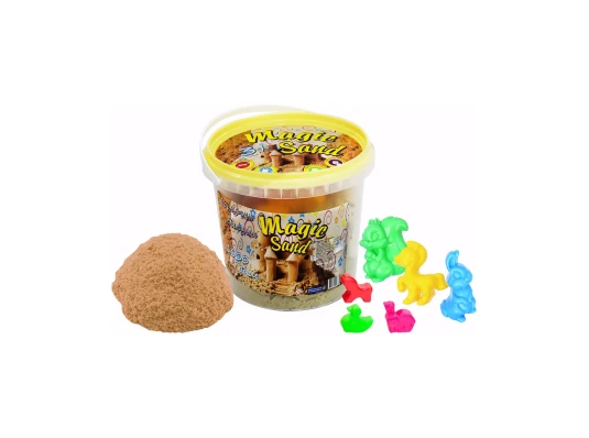 Кинетический песок Magic Sand классический в ведре 1 кг (372-1) купить в интернет магазине подарков ПраздникШоп