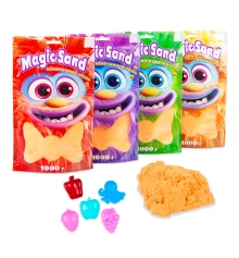 Кинетический песок Magic sand в пакете 39404-7 оранжевый купить в интернет магазине подарков ПраздникШоп
