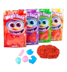 Кинетический песок Magic sand в пакете 39404-6 красный купить в интернет магазине подарков ПраздникШоп