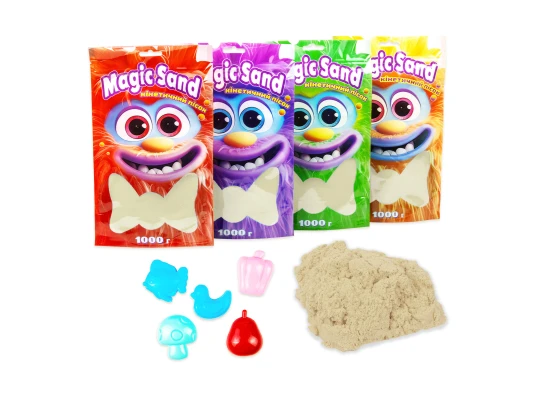 Кинетический песок Magic sand в пакете 39404-1 классический купить в интернет магазине подарков ПраздникШоп