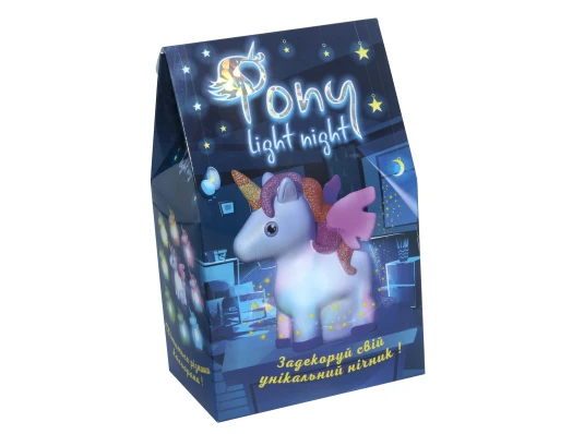 Набор для творчества Ночник Pony light night на украинском языке (30704) купить в интернет магазине подарков ПраздникШоп