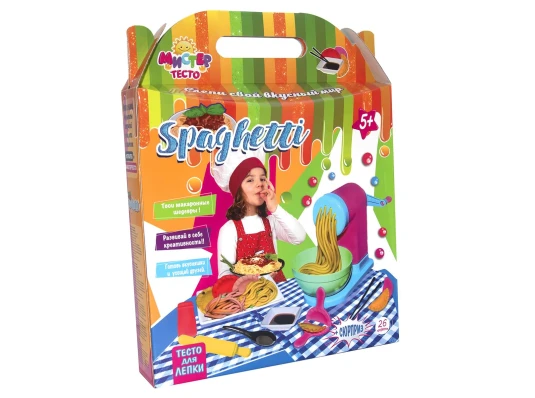 Набор для творчества Мистер тесто Spaghetti 26 элементов (71303) купить в интернет магазине подарков ПраздникШоп