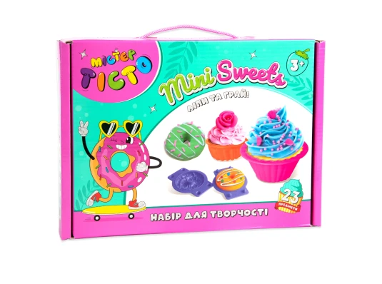 Набор для творчества Мистер тесто Mini Sweets на украинском языке (41008) купить в интернет магазине подарков ПраздникШоп