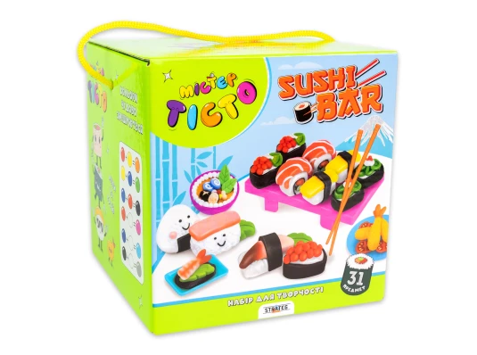 Набор для творчества Мистер тесто Sushi Bar на украинском языке (41013) купить в интернет магазине подарков ПраздникШоп